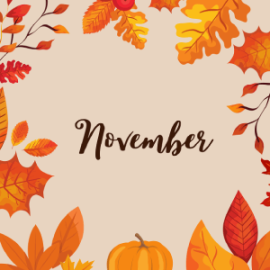 DRINKS AWARENESS DAYS FOR NOVEMBER
